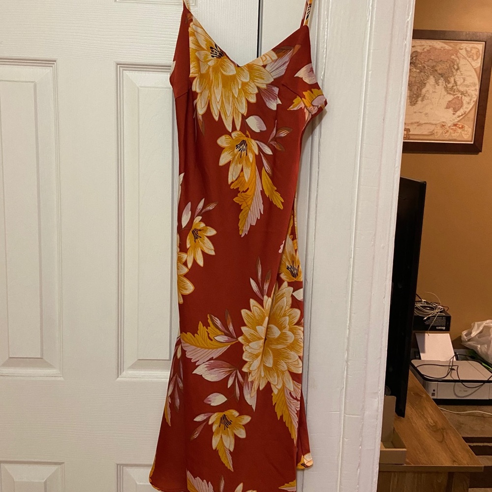 Silky cocktail dress